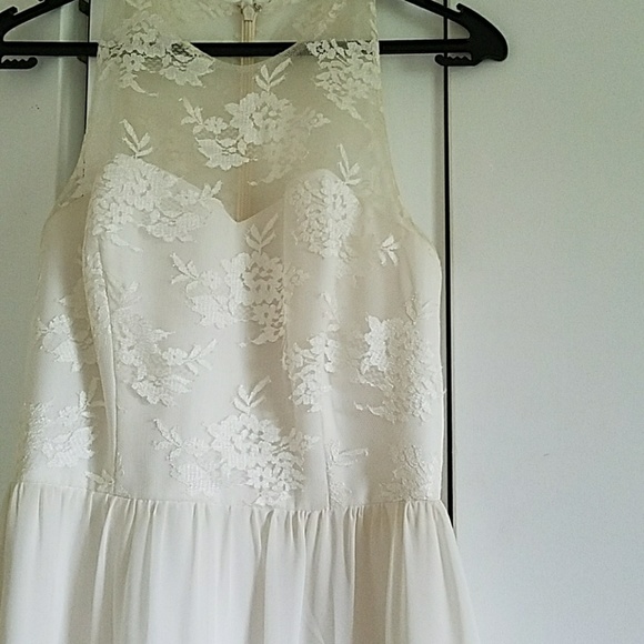 White Lace Formal Dress - Picture 2 of 4